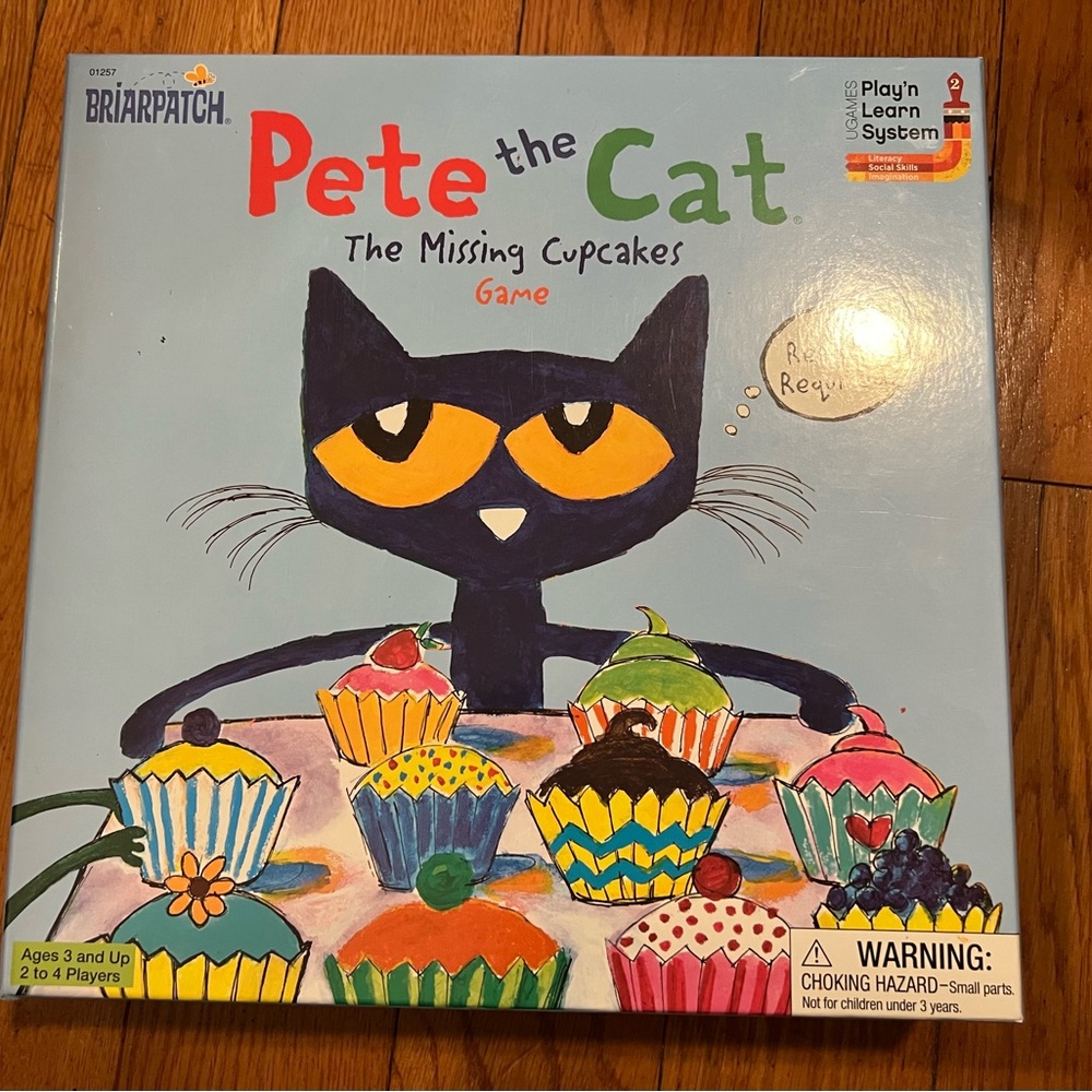 Complete Pete the cat the missing cupcakes game